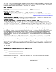 Upgrade - Private Security Officer (Pso) to Commissioned Security Officer (Cso) or Commissioned School Security Officer (Csso) - Arkansas, Page 4