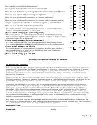 Credentialed Private Investigator Renewal Application - Arkansas, Page 3