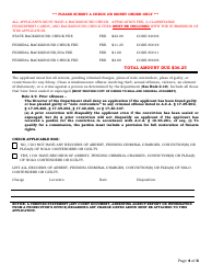 Security or Investigation Company Application - Arkansas, Page 4