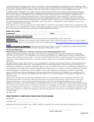 Security or Investigation Branch Location Application - Arkansas, Page 5