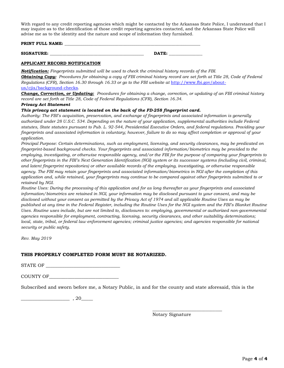 Alarm Systems Apprentice Application - Arkansas, Page 4