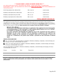 Training Personnel Application - Arkansas, Page 2
