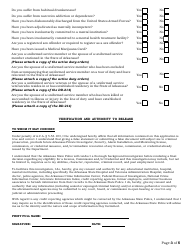 Commissioned School Security Officer Renewal Application - Arkansas, Page 3