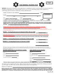 Commissioned School Security Officer Renewal Application - Arkansas, Page 5