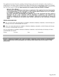 Credentialed Private Investigator Application - Arkansas, Page 3
