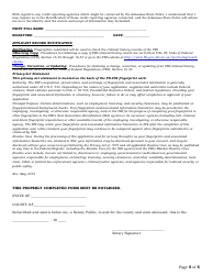 Credentialed Private Investigator Application - Arkansas, Page 5