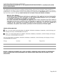 Company Officer Application - Arkansas, Page 2