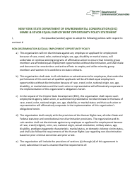 Mwbe &amp; Sdvob Equal Employment Opportunity Policy Statement - New York
