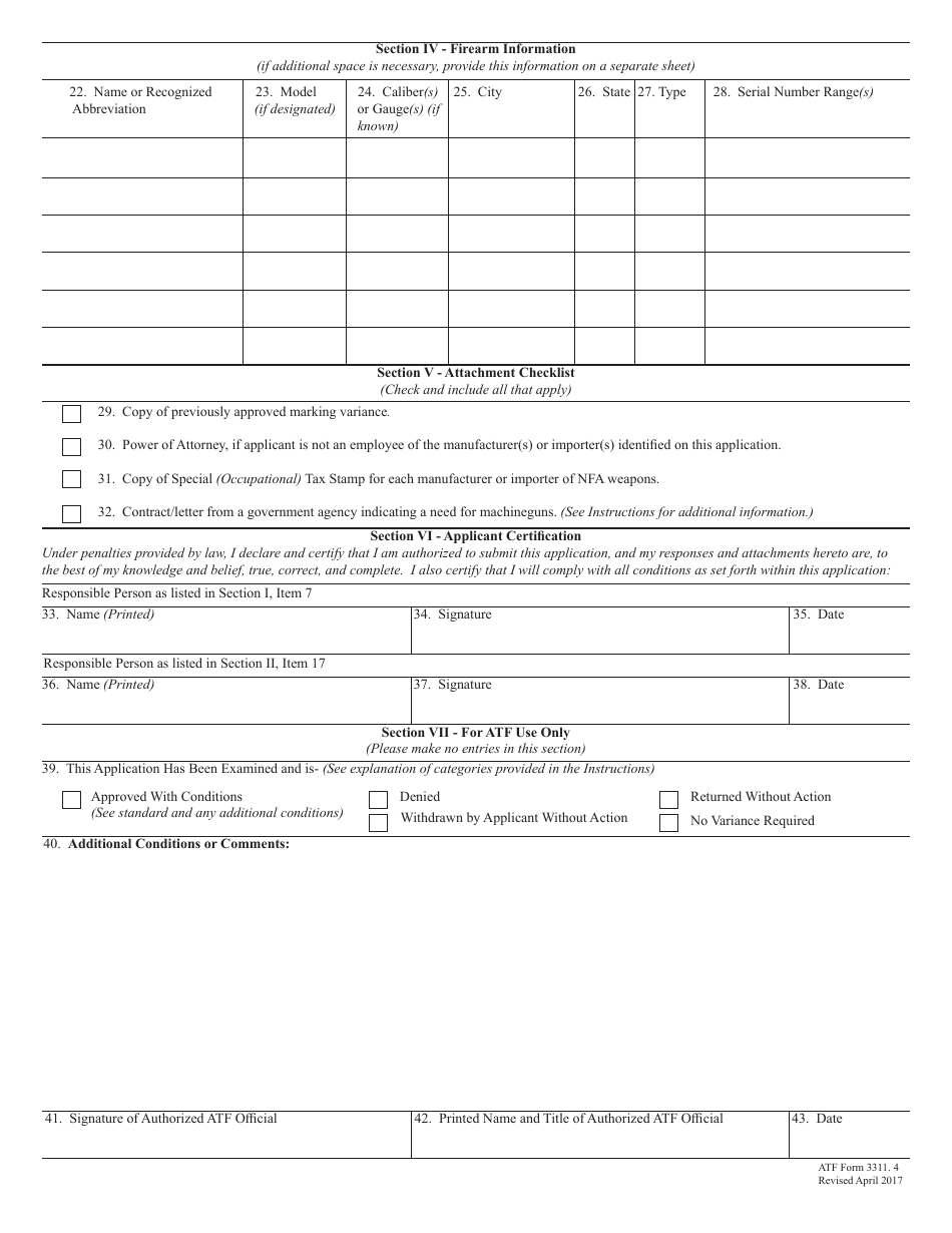 ATF Form 3311.4 - Fill Out, Sign Online and Download Fillable PDF ...