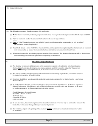 State Easement Application - South Carolina, Page 3