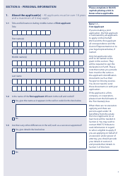 Form PA1P Probate Application - With a Will - Probate Practitioners Only - United Kingdom, Page 2