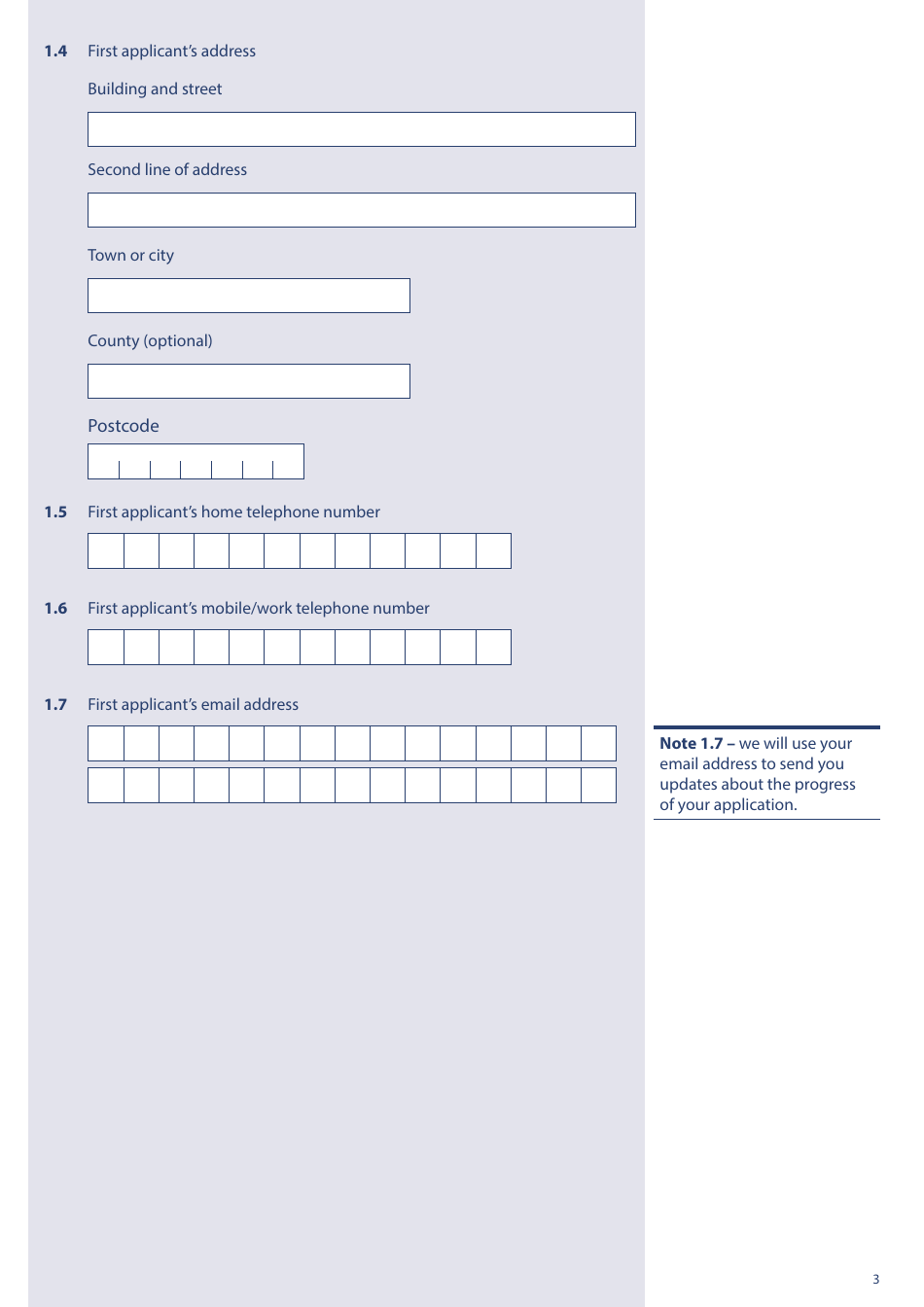 Form PA1P Probate Application - With a Will - Probate Practitioners Only - United Kingdom, Page 3