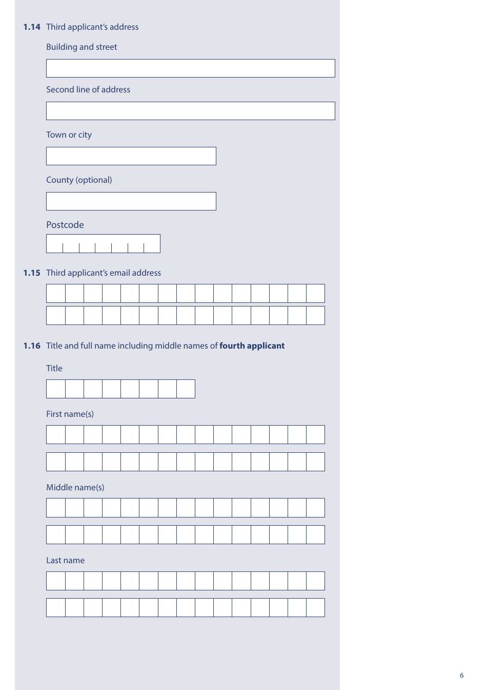Form PA1P Probate Application - With a Will - Probate Practitioners Only - United Kingdom, Page 6