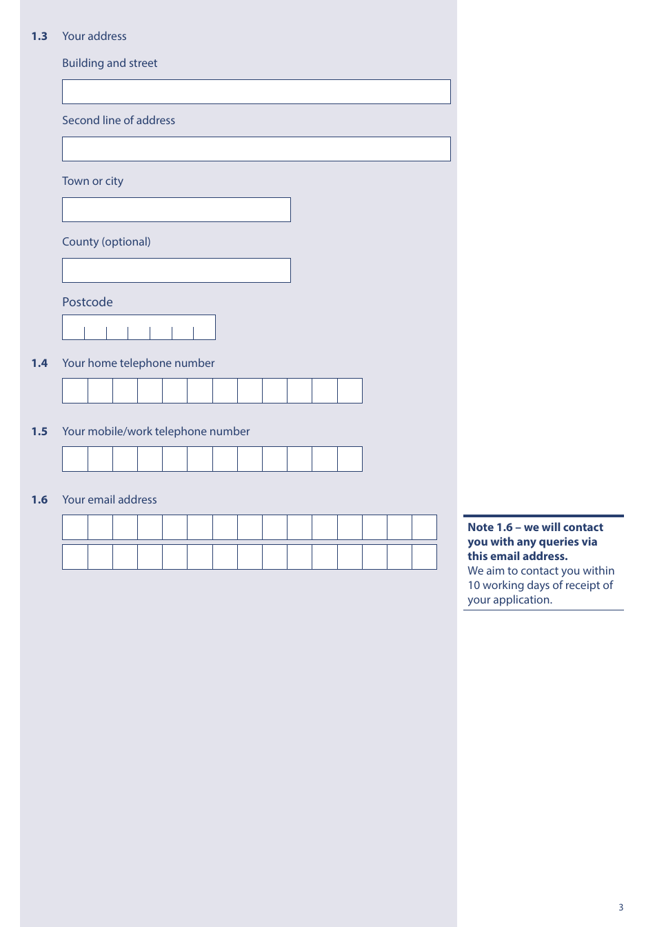 Form PA1P Probate Application - With a Will - Citizen Applicants Only - United Kingdom, Page 3