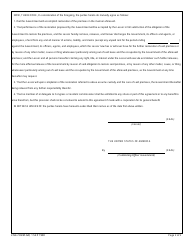 ENG Form 340 Supplemental Agreement Accepting Proposed Restoration, Page 2