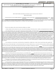 ENG Form 571 Invitation for Bids, Bid and Acceptance Sale of Surplus Real Property