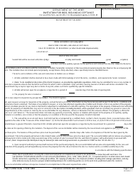 Document preview: ENG Form 1038 Invitation for Bids, Bid & Acceptance