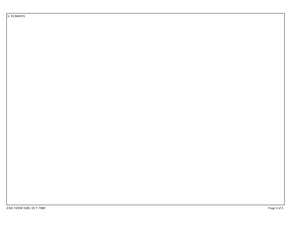 ENG Form 1685 Real Estate Personnel Real Estate Administration Activities, Page 3