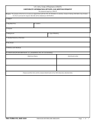 Document preview: ENG Form 6153 Corporate Information Officer (Cio) Meeting Request