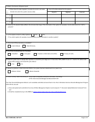 ENG Form 6088 Automated Information System Survey, Page 4