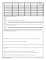 ENG Form 6176 Preliminary Application - Corps Water Infrastructure Financing Program (Cwifp), Page 4