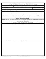 Document preview: ENG Form 6120 Request for Approval of Unauthorized Commitment (Uac)