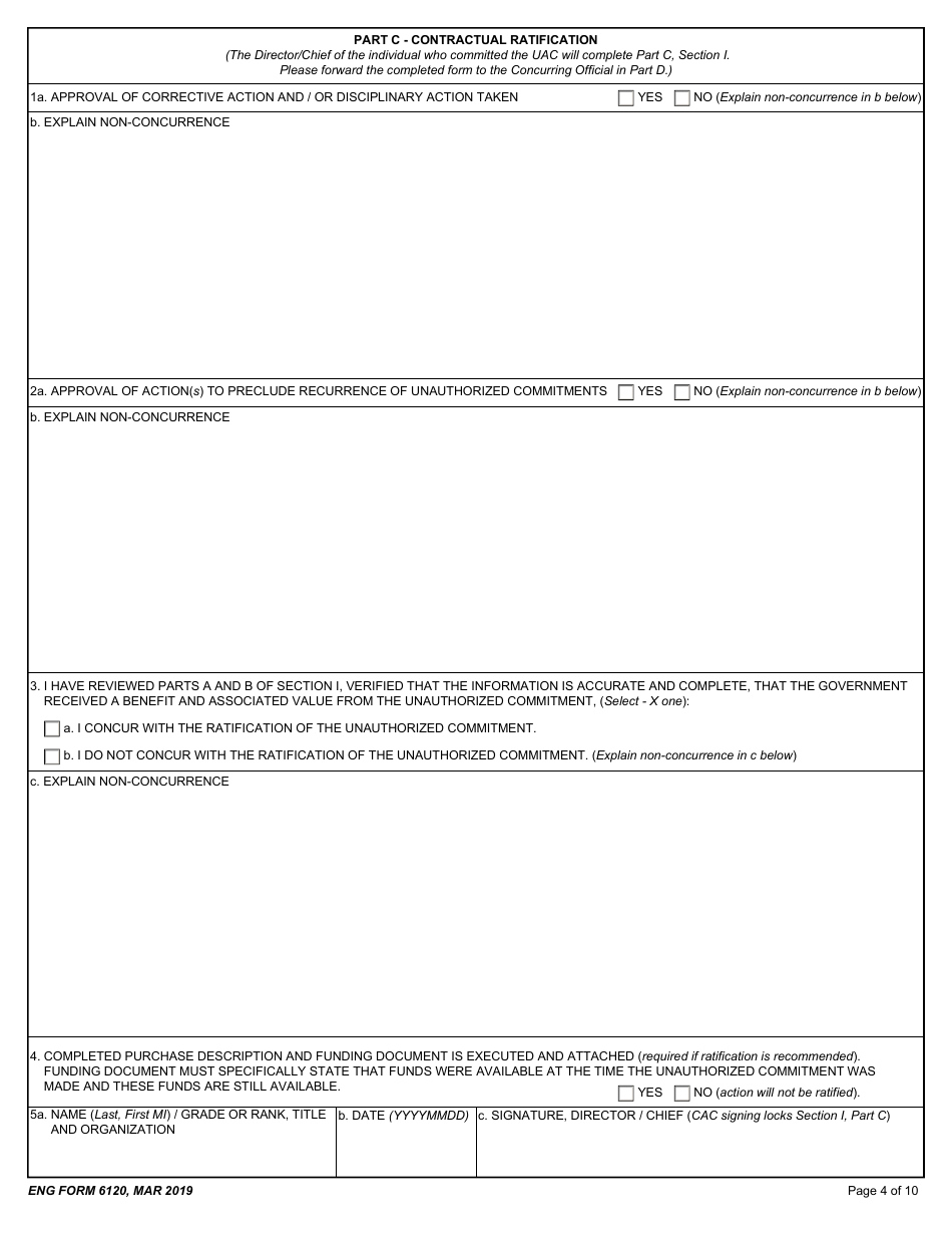 ENG Form 6120 - Fill Out, Sign Online and Download Fillable PDF ...