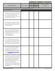 ENG Form 6146 Task Order Pre-award Compliance Checklist, Page 3
