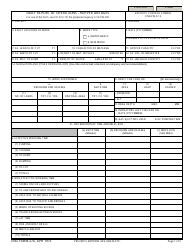 ENG Form 27A Daily Report of Operations - Hopper Dredges