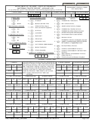 Document preview: ENG Form 3102B Waterway Traffic Report - Lockage Log