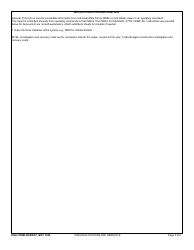 ENG Form 4858 Annual a-E Responsibility Management Program Report, Page 2