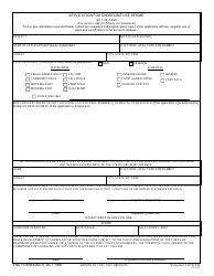 Document preview: ENG Form 4264 Application for Shoreline Use Permit