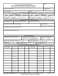ENG Form O-4040 Publications and Forms Processing Request
