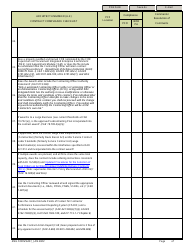 ENG Form 6231 Architect-Engineer (A-E) Contract Compliance Checklist, Page 5