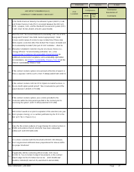 ENG Form 6231 Architect-Engineer (A-E) Contract Compliance Checklist, Page 6
