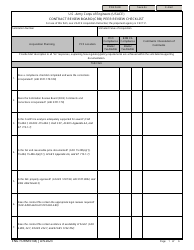 ENG Form 6148 Contract Review Board (Crb) Peer Review Checklist