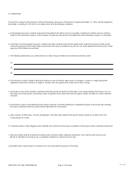 ENG Form 4923-R Archaeological Resources Protection Act Permit, Page 2
