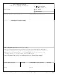 ENG Form 4914-R Interagency/Support Agreement
