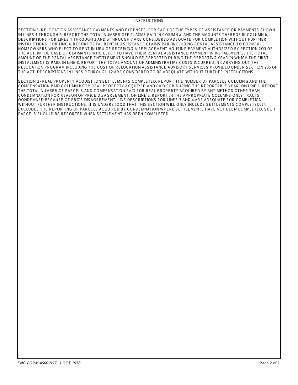 ENG Form 4660 - Fill Out, Sign Online and Download Fillable PDF ...