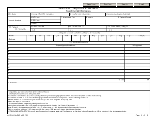 ENG Form 4943 Prip Plant Item Justification Sheet Funding Request, Page 2