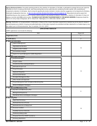 ENG Form 6177 Corps Water Infrastructure Financing Program (Cwifp) Application, Page 2