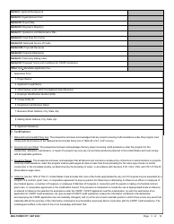 ENG Form 6177 Corps Water Infrastructure Financing Program (Cwifp) Application, Page 3