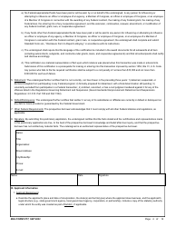 ENG Form 6177 Corps Water Infrastructure Financing Program (Cwifp) Application, Page 4