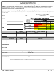ENG Form 6206 Activity Hazard Analysis (Aha)