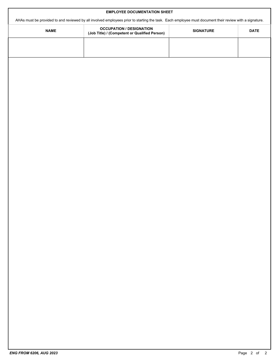 ENG Form 6206 - Fill Out, Sign Online and Download Fillable PDF ...