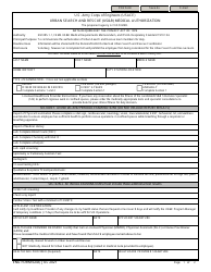 ENG Form 6244 Urban Search and Rescue (US&amp;r) Medical Authorization