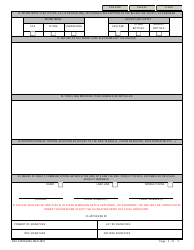 ENG Form 6235 Dive Operations Plan, Page 2