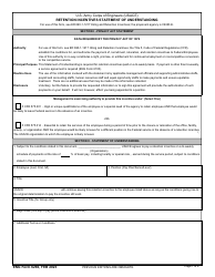 Document preview: ENG Form 6266 Retention Incentive Statement of Understanding