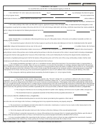 Document preview: ENG Form 3297 Contract of Sale