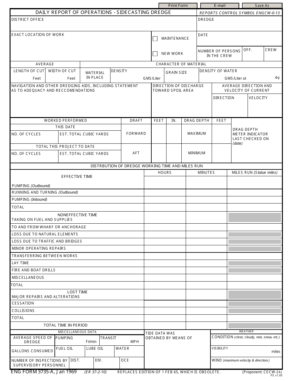 ENG Form 3735-A - Fill Out, Sign Online and Download Fillable PDF ...